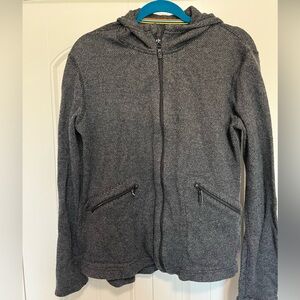 Women’s Smart Wool Hooded Zip Up Sweater with pockets - XL